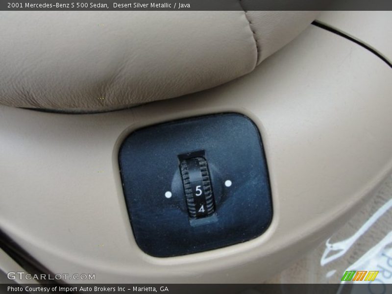 Desert Silver Metallic / Java 2001 Mercedes-Benz S 500 Sedan