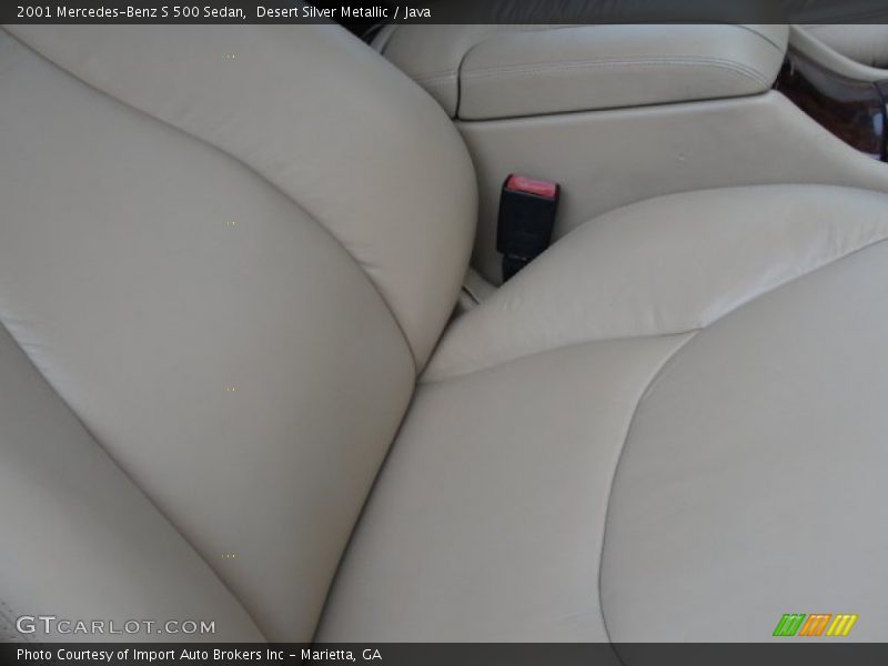 Desert Silver Metallic / Java 2001 Mercedes-Benz S 500 Sedan