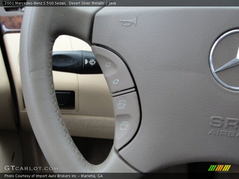 Desert Silver Metallic / Java 2001 Mercedes-Benz S 500 Sedan