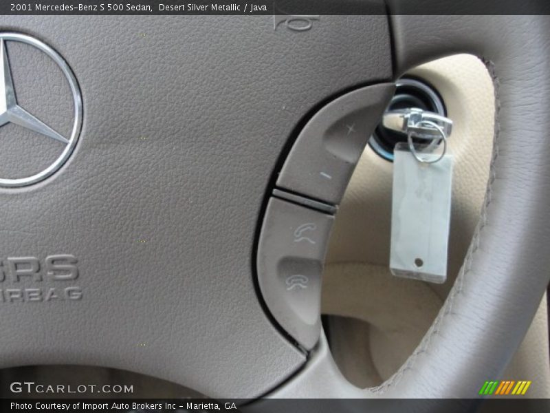 Desert Silver Metallic / Java 2001 Mercedes-Benz S 500 Sedan