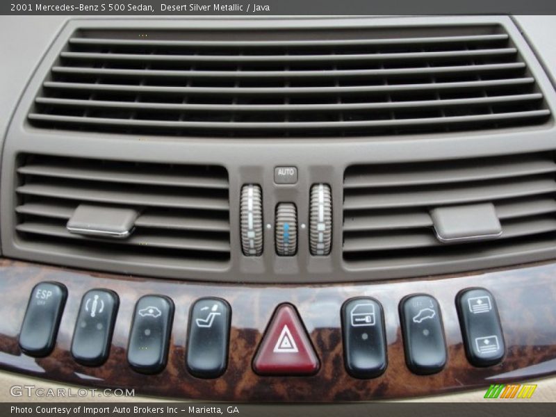 Desert Silver Metallic / Java 2001 Mercedes-Benz S 500 Sedan