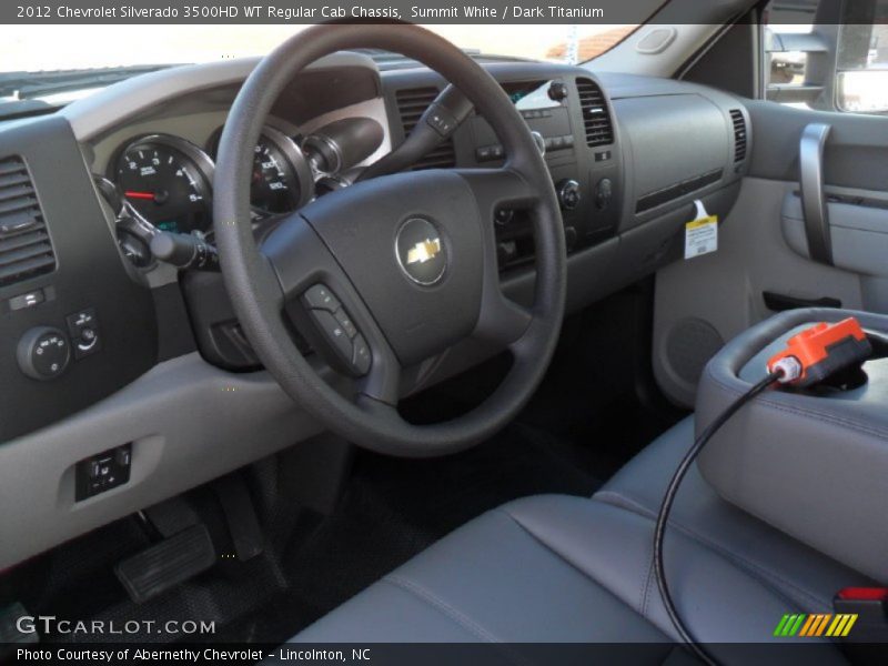 Dashboard of 2012 Silverado 3500HD WT Regular Cab Chassis