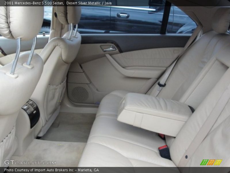 Desert Silver Metallic / Java 2001 Mercedes-Benz S 500 Sedan