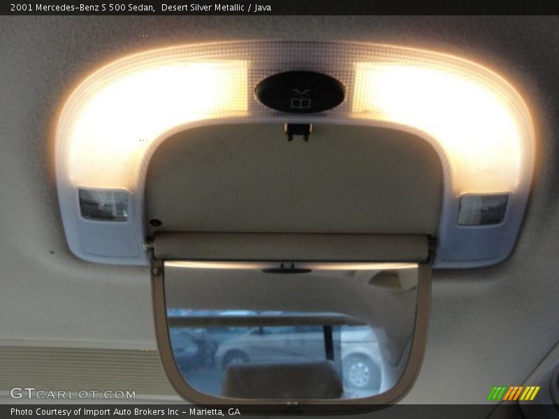 Desert Silver Metallic / Java 2001 Mercedes-Benz S 500 Sedan