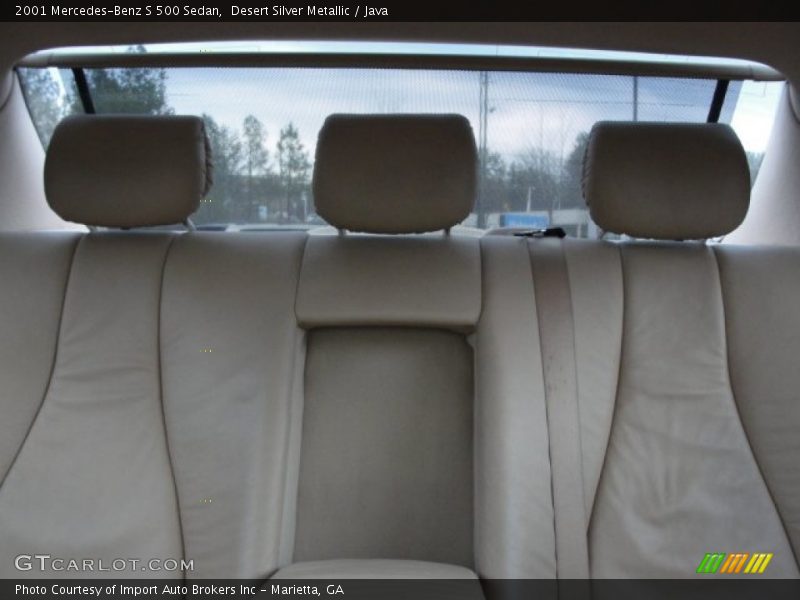 Desert Silver Metallic / Java 2001 Mercedes-Benz S 500 Sedan