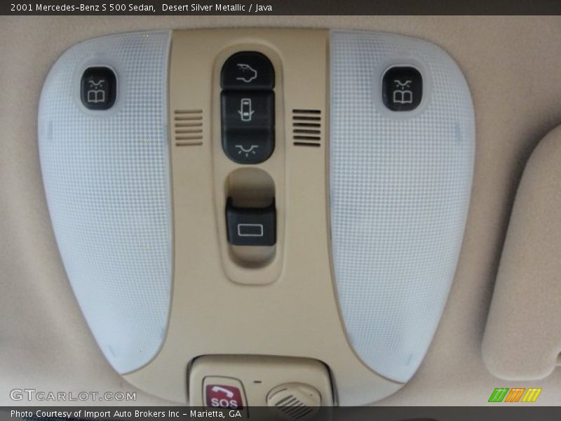 Desert Silver Metallic / Java 2001 Mercedes-Benz S 500 Sedan