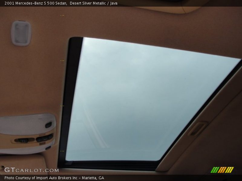 Desert Silver Metallic / Java 2001 Mercedes-Benz S 500 Sedan