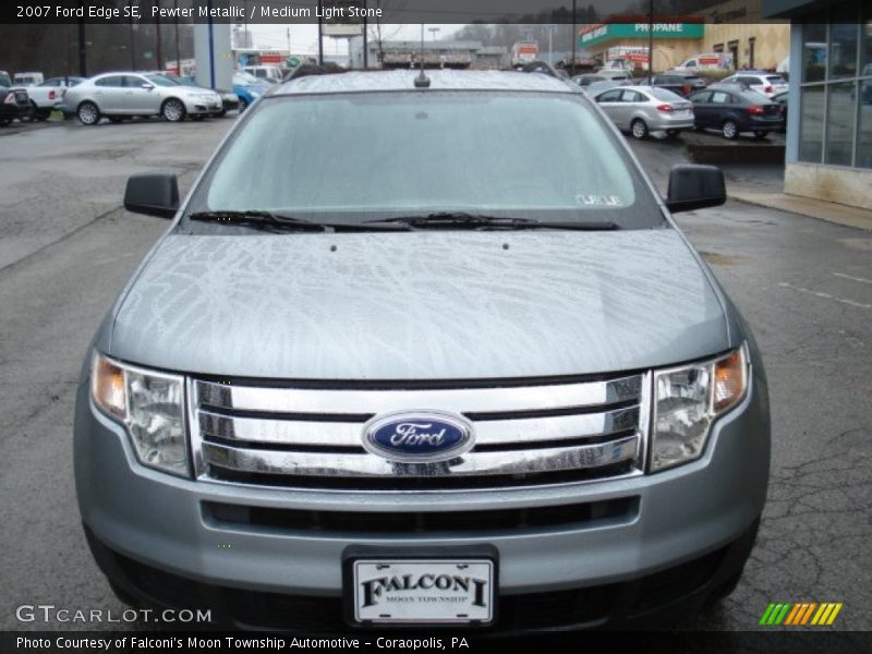 Pewter Metallic / Medium Light Stone 2007 Ford Edge SE