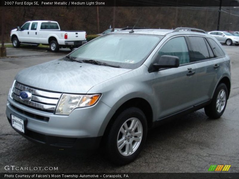 Pewter Metallic / Medium Light Stone 2007 Ford Edge SE