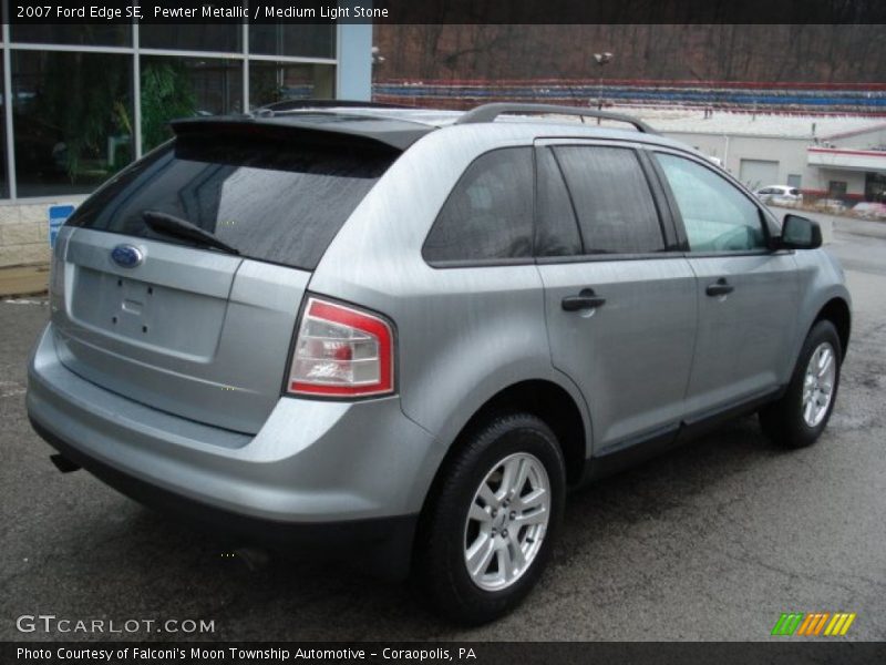 Pewter Metallic / Medium Light Stone 2007 Ford Edge SE