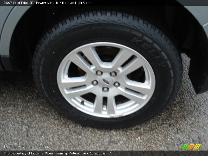 Pewter Metallic / Medium Light Stone 2007 Ford Edge SE