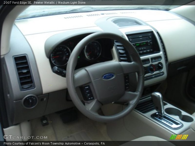 Pewter Metallic / Medium Light Stone 2007 Ford Edge SE