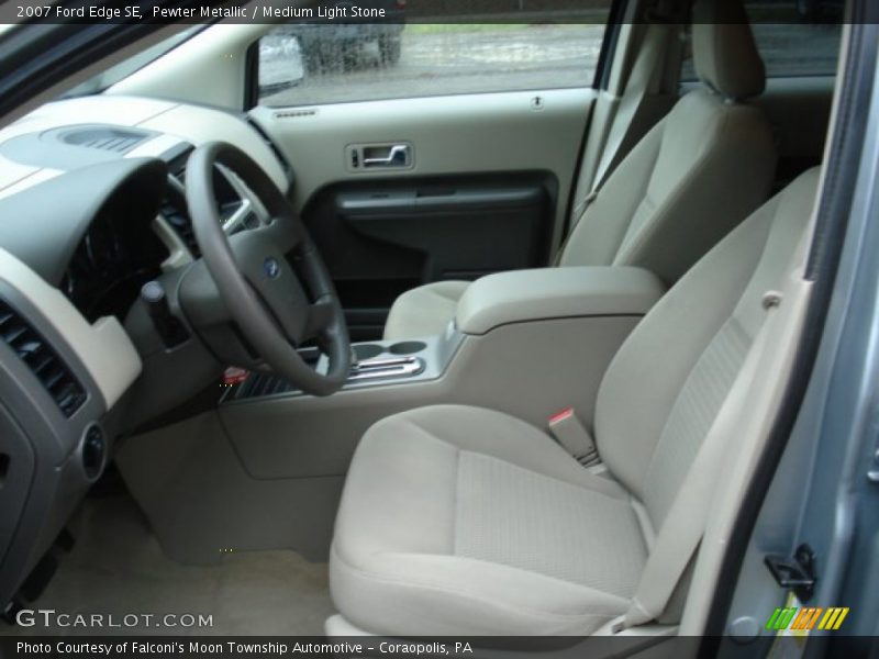Pewter Metallic / Medium Light Stone 2007 Ford Edge SE