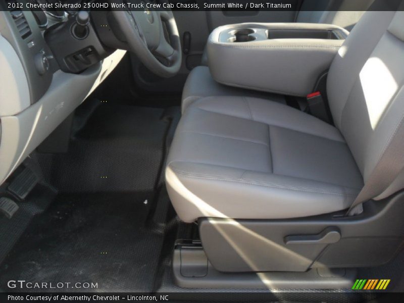 Summit White / Dark Titanium 2012 Chevrolet Silverado 2500HD Work Truck Crew Cab Chassis