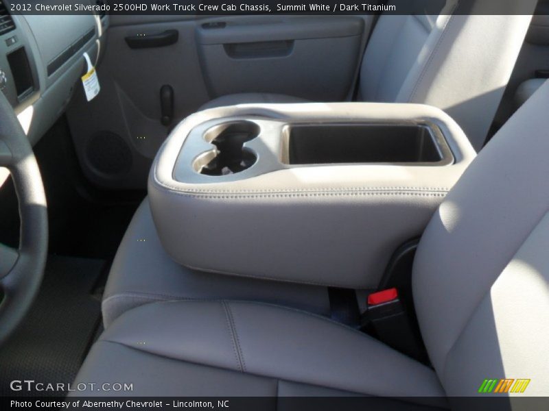 Summit White / Dark Titanium 2012 Chevrolet Silverado 2500HD Work Truck Crew Cab Chassis