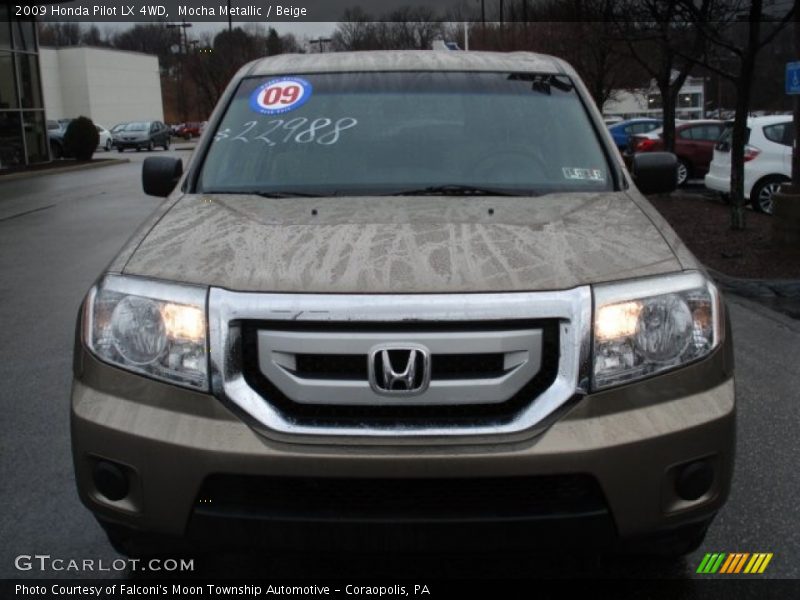 Mocha Metallic / Beige 2009 Honda Pilot LX 4WD