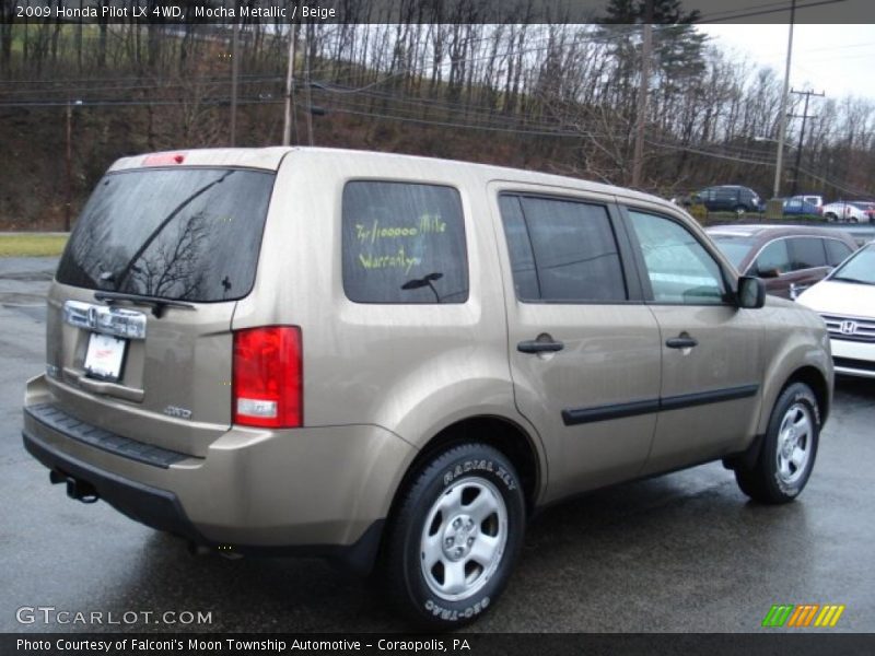 Mocha Metallic / Beige 2009 Honda Pilot LX 4WD