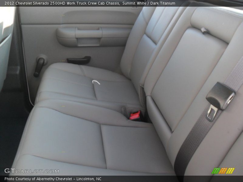 Summit White / Dark Titanium 2012 Chevrolet Silverado 2500HD Work Truck Crew Cab Chassis