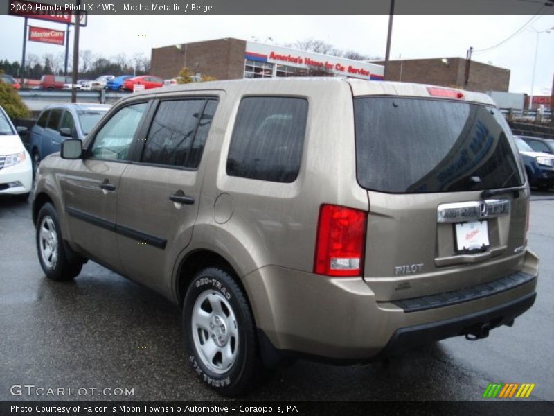 Mocha Metallic / Beige 2009 Honda Pilot LX 4WD