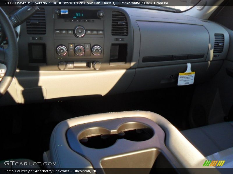 Summit White / Dark Titanium 2012 Chevrolet Silverado 2500HD Work Truck Crew Cab Chassis