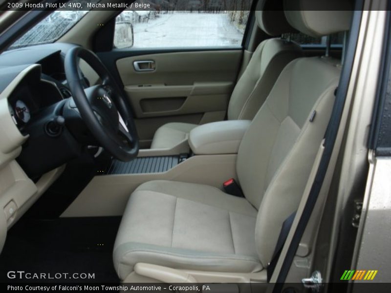 Mocha Metallic / Beige 2009 Honda Pilot LX 4WD