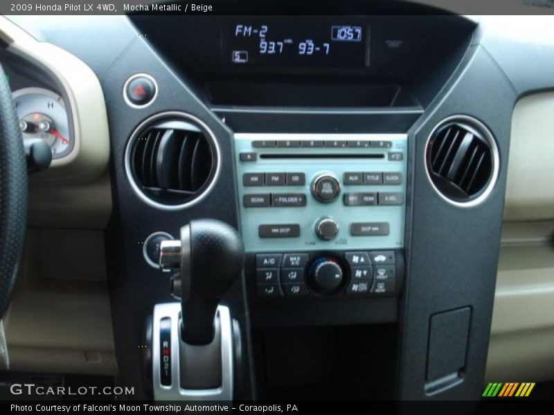Mocha Metallic / Beige 2009 Honda Pilot LX 4WD