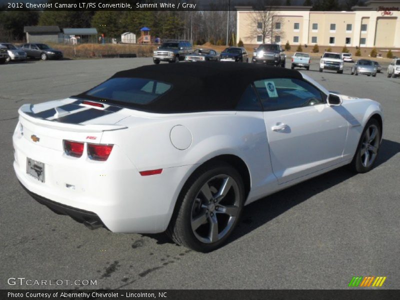 Summit White / Gray 2012 Chevrolet Camaro LT/RS Convertible