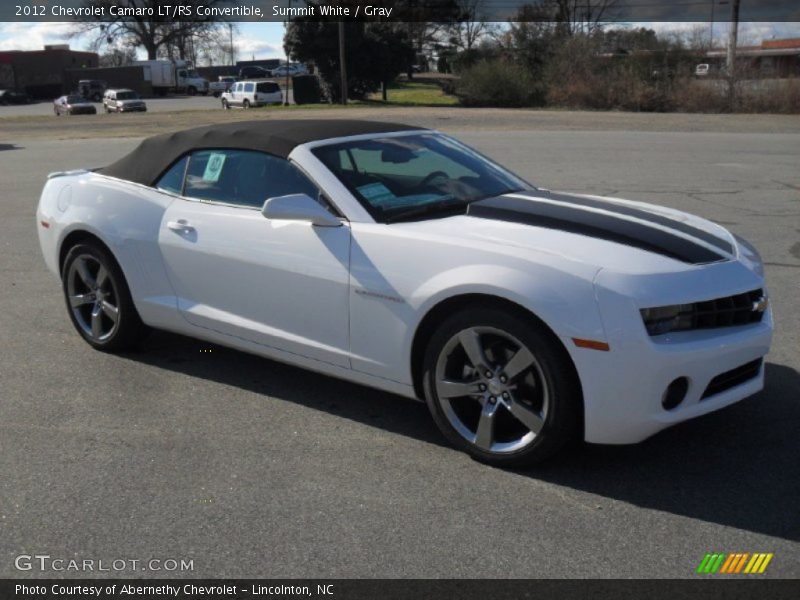 Summit White / Gray 2012 Chevrolet Camaro LT/RS Convertible