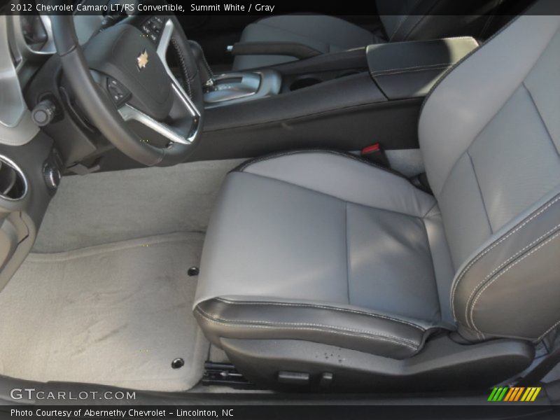  2012 Camaro LT/RS Convertible Gray Interior