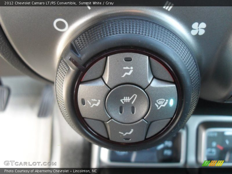 Controls of 2012 Camaro LT/RS Convertible