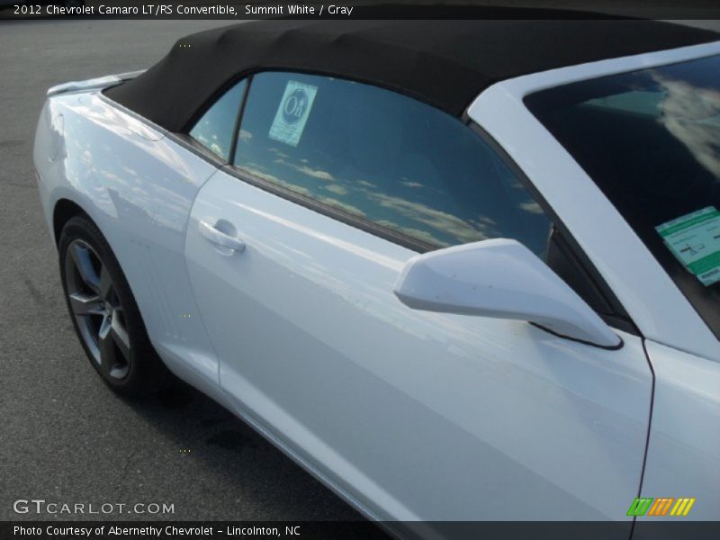 Summit White / Gray 2012 Chevrolet Camaro LT/RS Convertible