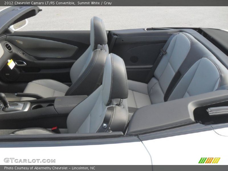  2012 Camaro LT/RS Convertible Gray Interior