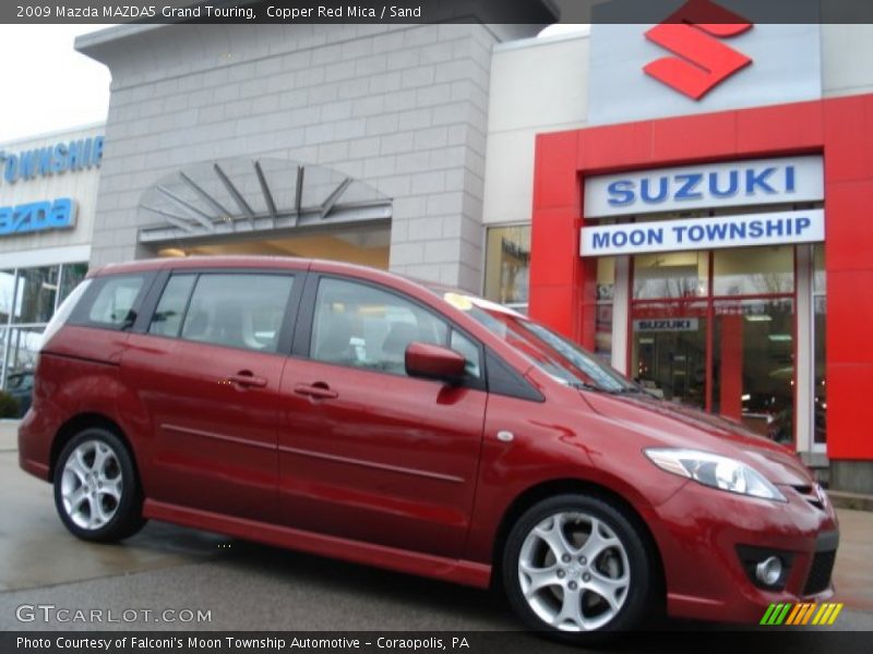 Copper Red Mica / Sand 2009 Mazda MAZDA5 Grand Touring