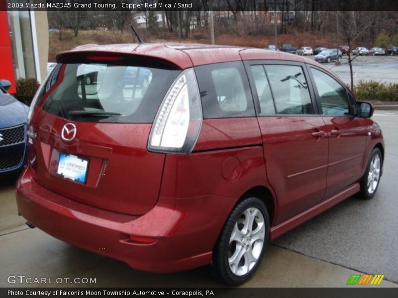 Copper Red Mica / Sand 2009 Mazda MAZDA5 Grand Touring