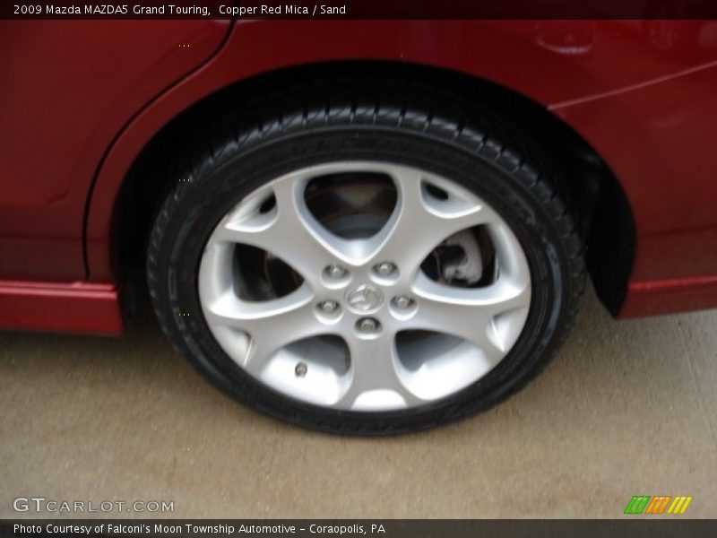 Copper Red Mica / Sand 2009 Mazda MAZDA5 Grand Touring