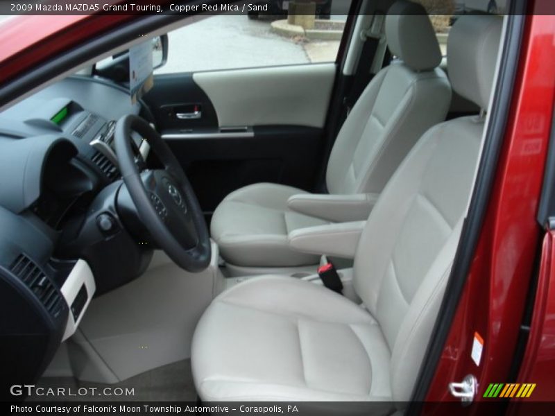 Copper Red Mica / Sand 2009 Mazda MAZDA5 Grand Touring