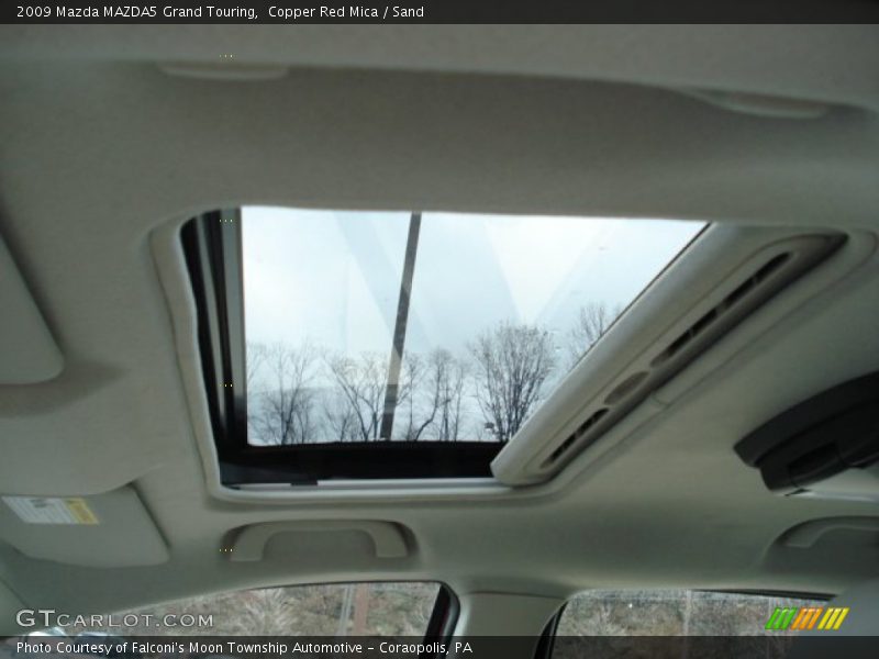 Copper Red Mica / Sand 2009 Mazda MAZDA5 Grand Touring