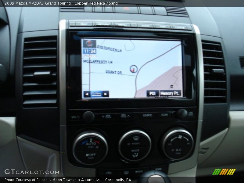 Copper Red Mica / Sand 2009 Mazda MAZDA5 Grand Touring