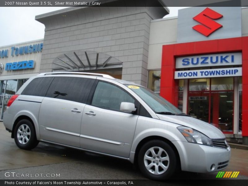 Silver Mist Metallic / Gray 2007 Nissan Quest 3.5 SL