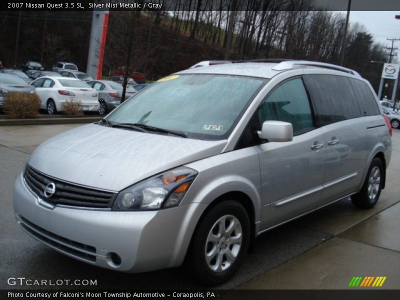 Silver Mist Metallic / Gray 2007 Nissan Quest 3.5 SL