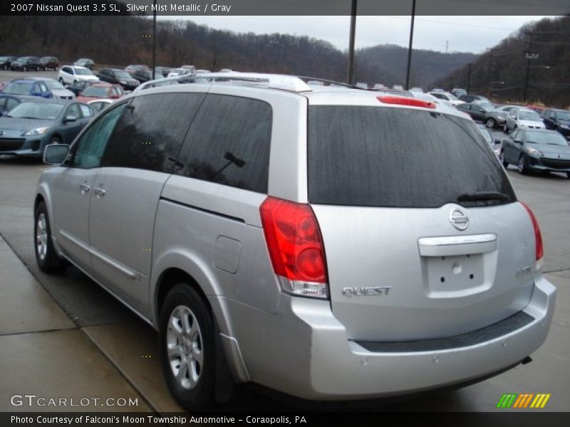 Silver Mist Metallic / Gray 2007 Nissan Quest 3.5 SL