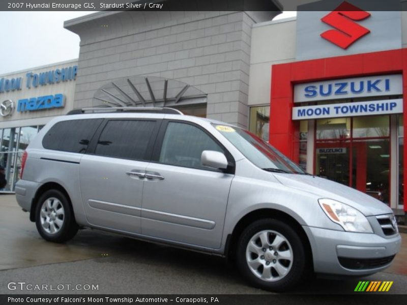 Stardust Silver / Gray 2007 Hyundai Entourage GLS
