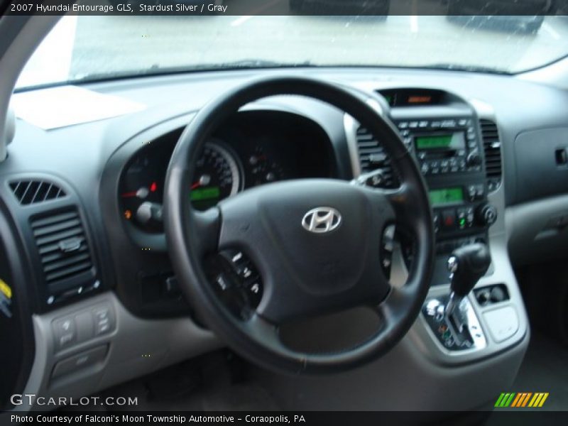 Stardust Silver / Gray 2007 Hyundai Entourage GLS