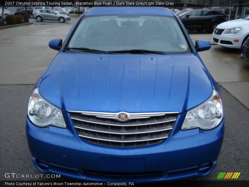 Marathon Blue Pearl / Dark Slate Gray/Light Slate Gray 2007 Chrysler Sebring Touring Sedan