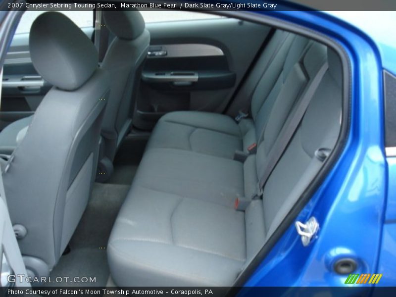 Marathon Blue Pearl / Dark Slate Gray/Light Slate Gray 2007 Chrysler Sebring Touring Sedan