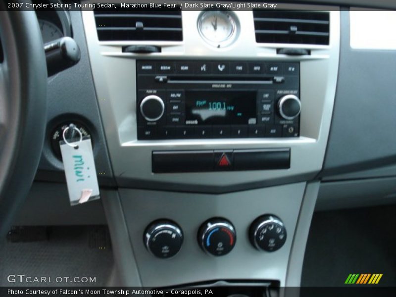 Marathon Blue Pearl / Dark Slate Gray/Light Slate Gray 2007 Chrysler Sebring Touring Sedan