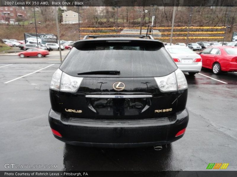 Black Onyx / Black 2007 Lexus RX 350 AWD