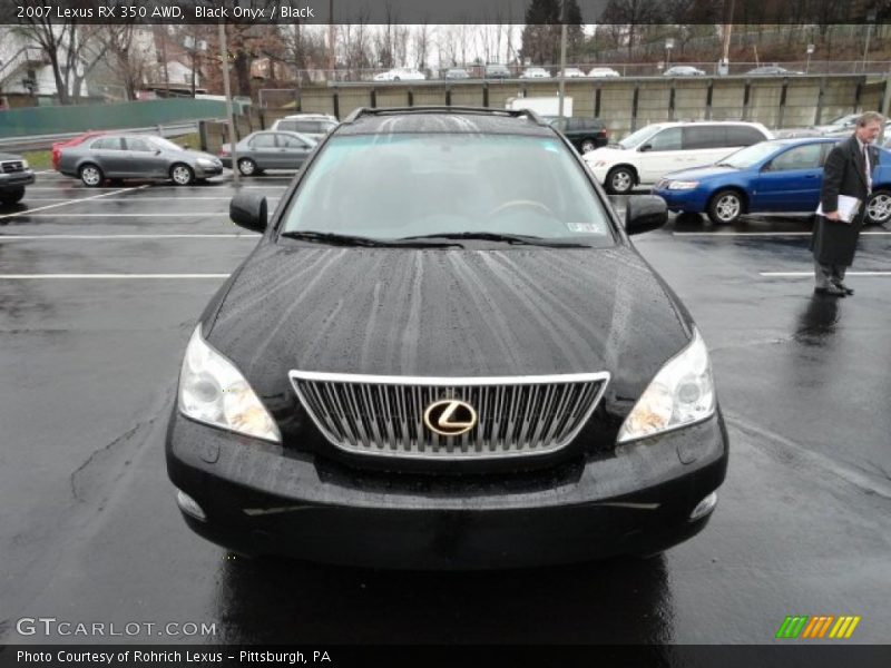Black Onyx / Black 2007 Lexus RX 350 AWD