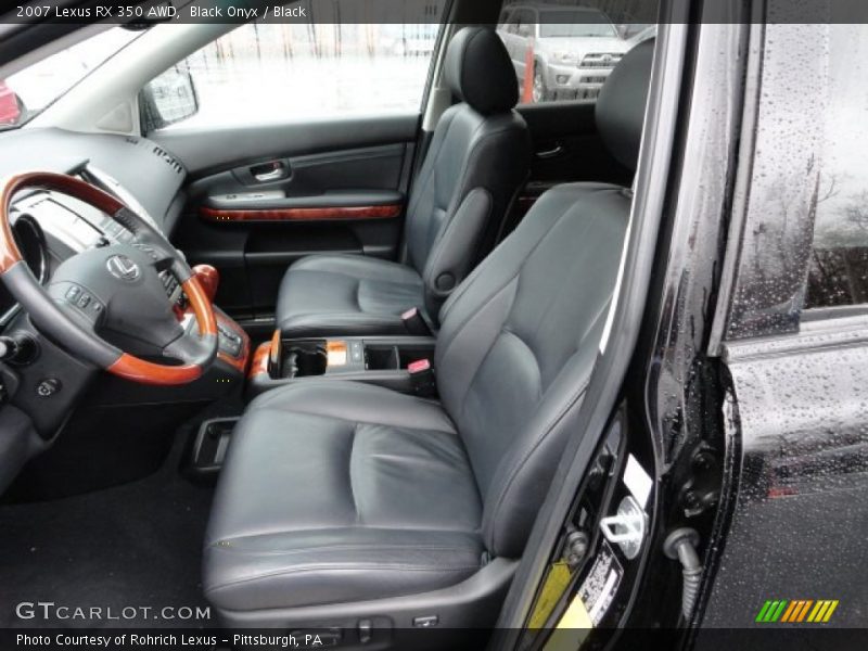 Black Onyx / Black 2007 Lexus RX 350 AWD