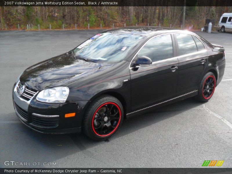 Black / Anthracite 2007 Volkswagen Jetta Wolfsburg Edition Sedan